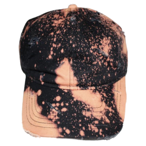 Bleached and Distressed Dad Hat