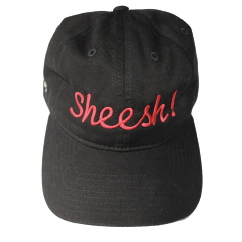 Sheesh! Dad Hat-Black and Red