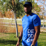 Blue Signature Stacked Tee